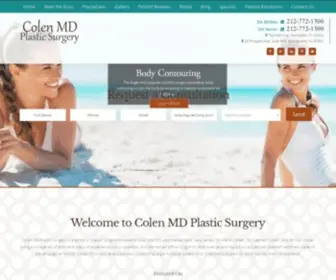 Colenmd.com(Colen MD Plastic Surgery) Screenshot