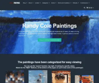 Colepaintings.com(Randy Cole Paintings) Screenshot