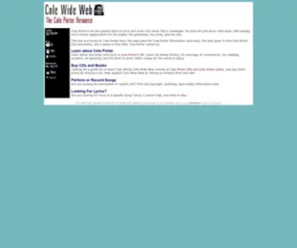 Coleporter.org(Cole Wide Web) Screenshot