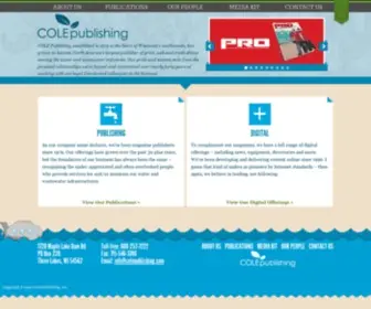 Colepublishing.com(COLE Publishing) Screenshot
