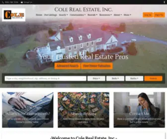 Colerealestateinc.com(Cole Real Estate) Screenshot