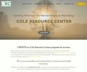 Coleresourcecenter.org(Cole Resource Center) Screenshot