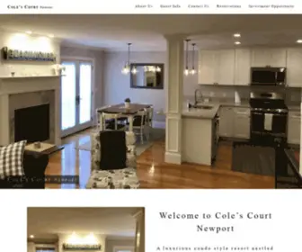 Colescourtnewport.com(Cole's Court Newport) Screenshot