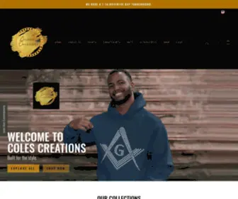 Colescreationsphila.com(Coles Creations Phila) Screenshot