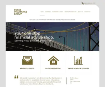 Colesgroup.com(Coles Insurance Group) Screenshot