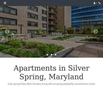 Colespringplaza.com(Apartments in Silver Spring MD) Screenshot