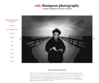 Colethompsonphotography.com(Black and White Fine Art Photography) Screenshot