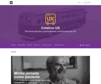 Coletivoux.com(Coletivo ux) Screenshot