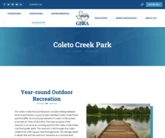 Coletocreekpark.com(Coleto Creek Park) Screenshot