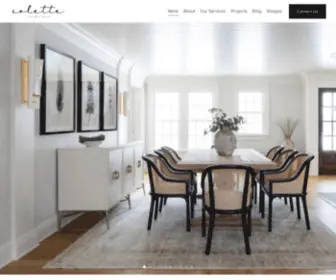 Coletteinteriors.com(Colette Interiors) Screenshot