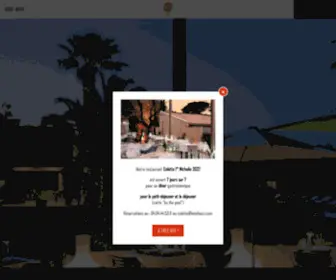 Colettesainttropez.com(Restaurant Colette) Screenshot