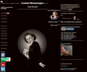 Colettewickenhagen.nl(Jazz singer) Screenshot