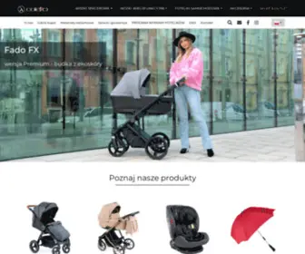 Coletto.pl(Producent wózków dla dzieci i fotelików samochodowych) Screenshot