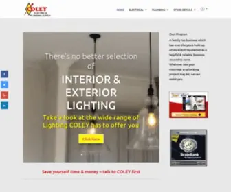 Coleyelectrical.com(Coley Electric & Plumbing) Screenshot