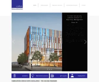 Colfab.com(Unitized Curtainwall) Screenshot