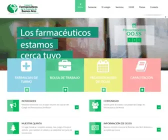 Colfarmamoron.org.ar(Colegio farmaceuticos Moron) Screenshot