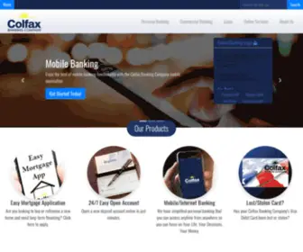 Colfaxbanking.com(Colfax Banking Company) Screenshot