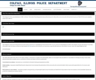 Colfaxpolice.net(Colfax, Illinois Police Department) Screenshot