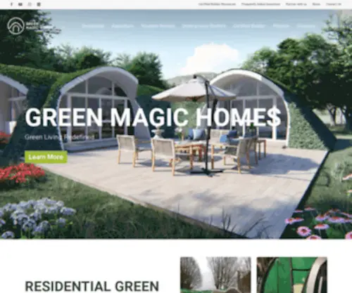 Colfibrex.com(Unique modular homes with green roofs) Screenshot