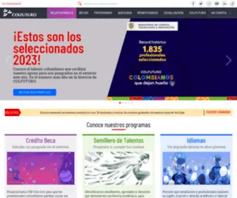 Colfuturo.org(Becas) Screenshot