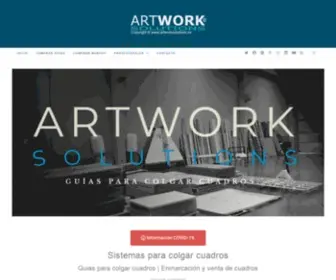 Colgarcuadros.com(Sistemas para colgar cuadros) Screenshot