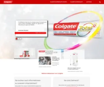 Colgate.de(Colgate®) Screenshot