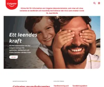 Colgate.se(Tandkräm) Screenshot