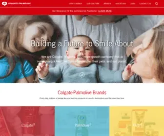 Colgatepalmolive.ca(Global Household & Consumer Products) Screenshot