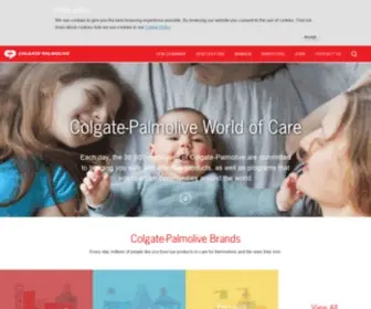 Colgatepalmolive.com.sg(Global Household & Consumer Products) Screenshot