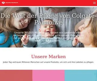 Colgatepalmolive.de(Globale Haushalts) Screenshot