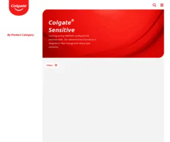 Colgatesensitiveprorelief.ca(Sensitive Teeth Toothpaste & Toothbrushes) Screenshot