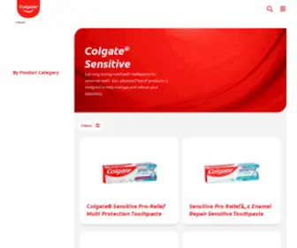 Colgatesensitiveprorelief.com.au(Colgate® Sensitive Pro) Screenshot