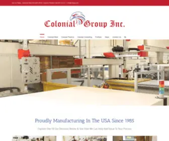 Colgrp.com(Proudly Manufacturing In The US Since 1985) Screenshot