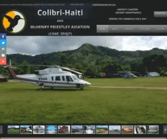 Colibri-Haiti.com(Helicopter Charters) Screenshot