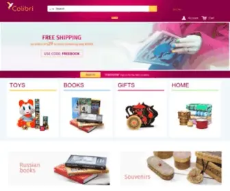 Colibribookstore.com(Russian store where you can buy online) Screenshot