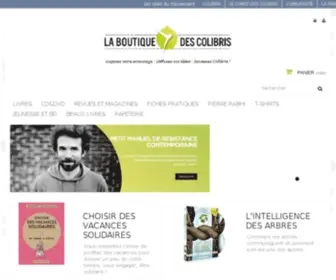 Colibris-Laboutique.org(La boutique de l'association Colibris) Screenshot