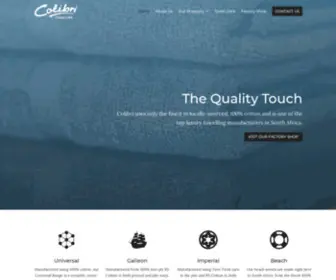 Colibritowelling.co.za(Colibri Towelling) Screenshot