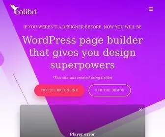 Colibriwp.com(The Ultimate Drag and Drop WordPress Page Builder) Screenshot