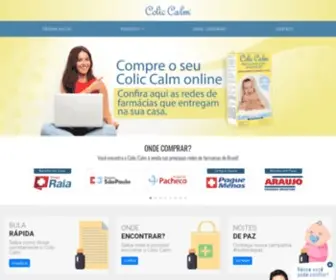 Coliccalm.com.br(Site Oficial do Colic Calm) Screenshot