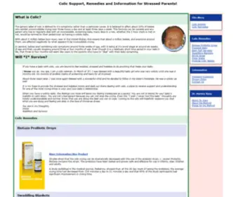 Colichelp.com(Colic Resources) Screenshot