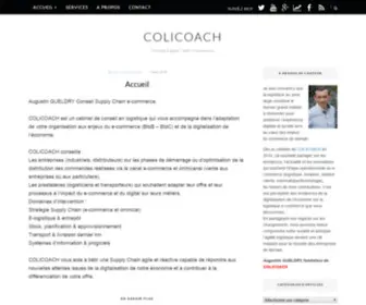 Colicoach.com(Conseil en logistique et livraison aux particuliers) Screenshot