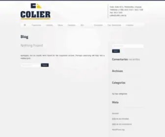 Colier.com.uy(Bienvenidos a COLIER S.A) Screenshot