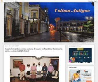 Colimaantiguo.com.mx(La web social de Colima) Screenshot