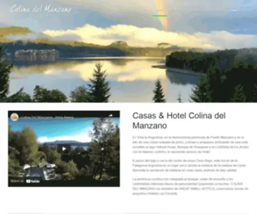 Colinadelmanzano.com.ar(Colina del Manzano. Cabañas exclusivas con servicios de Hotel Boutique en Villa la Angostura) Screenshot