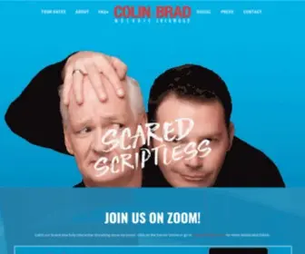Colinandbradshow.com(Scared Scriptless) Screenshot