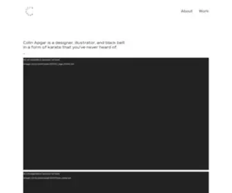 Colinapgar.com(Colin Apgar Studio) Screenshot