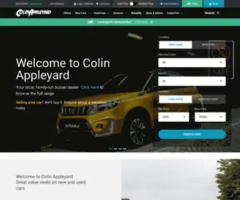 Colinappleyard.com Screenshot