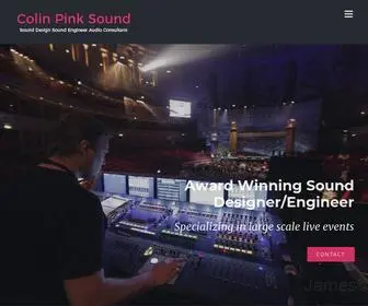 Colinpinksound.com(Sound Design) Screenshot