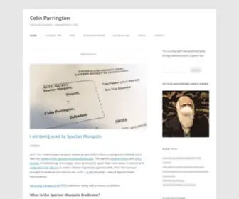 Colinpurrington.com(Colin Purrington) Screenshot
