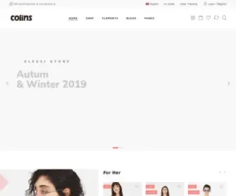 Colins.gr(WooCommerce Paradigm with Claue Theme) Screenshot